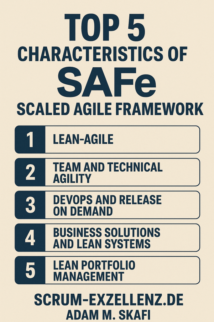 agile exzellenz scrum exzellenz adam m. skafi safe coach safe specialist